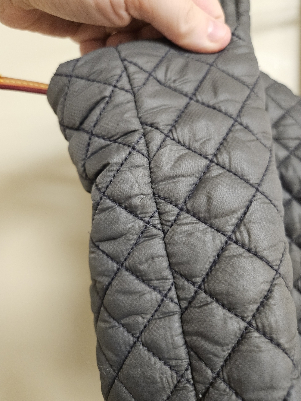 MZ Wallace Metro Quilted Charcoal Gray Nylon Tote Purse Travel Minimalist Medium - Picture 13 of 15
